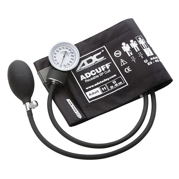 ADC Prosphyg 760 Pocket Aneroid Sphygmomanometer - Adult - Black