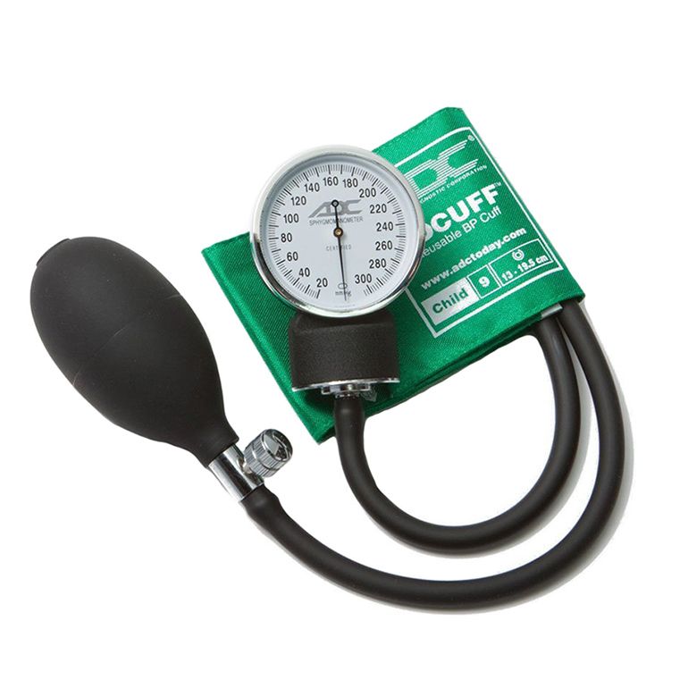 ADC Prosphyg 760 Pocket Aneroid Sphygmomanometer - Child  Green