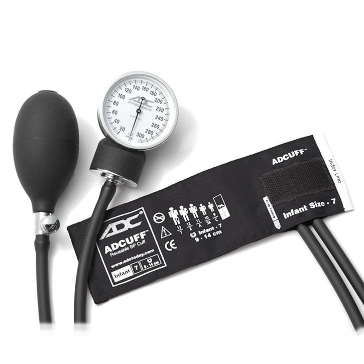 ADC Prosphyg 760 Pocket Aneroid Sphygmomanometer - Infant - Black