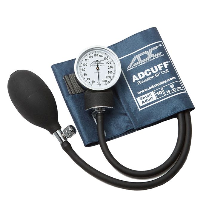ADC Prosphyg 760 Pocket Aneroid Sphygmomanometer - Small Adult  Navy