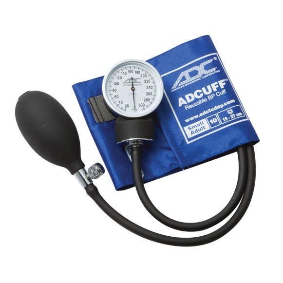 ADC Prosphyg 760 Pocket Aneroid Sphygmomanometer - Small Adult  Royal Blue