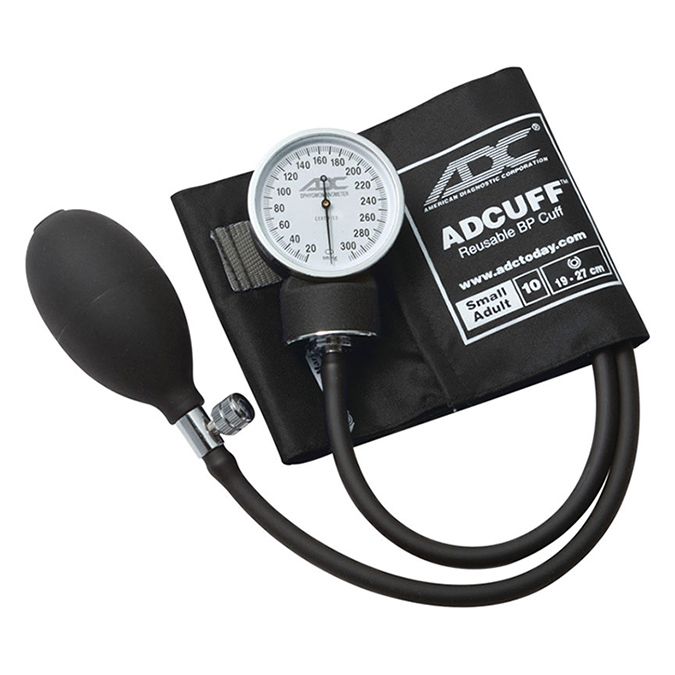 ADC Prosphyg 760 Pocket Aneroid Sphygmomanometer - Small Adult - Black