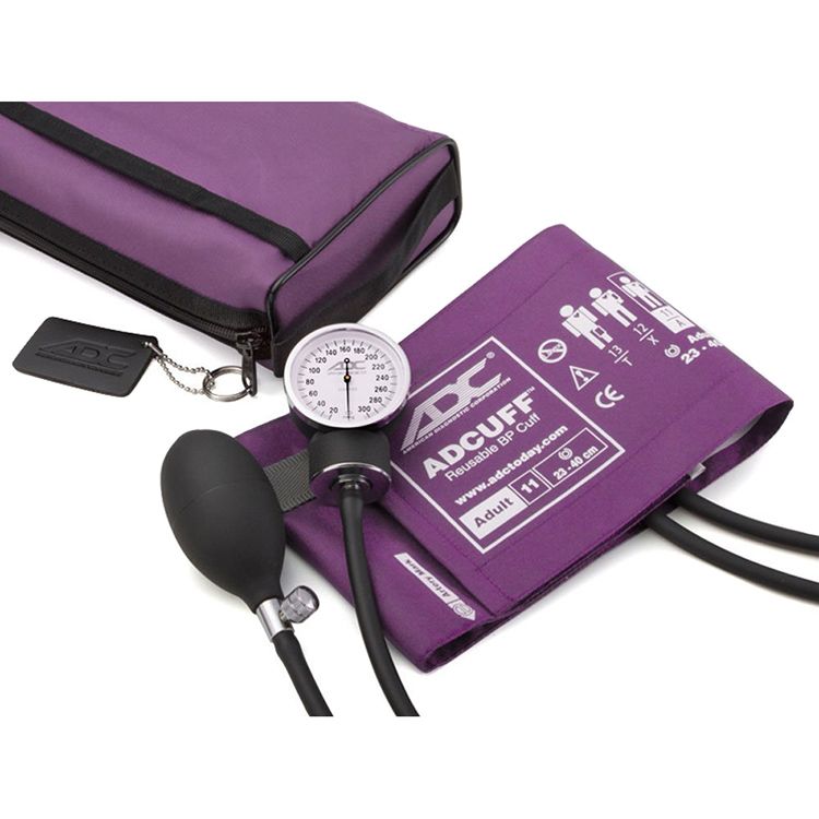 ADC Prosphyg 768 Pocket Aneroid Sphygmomanometer - Adult  Purple