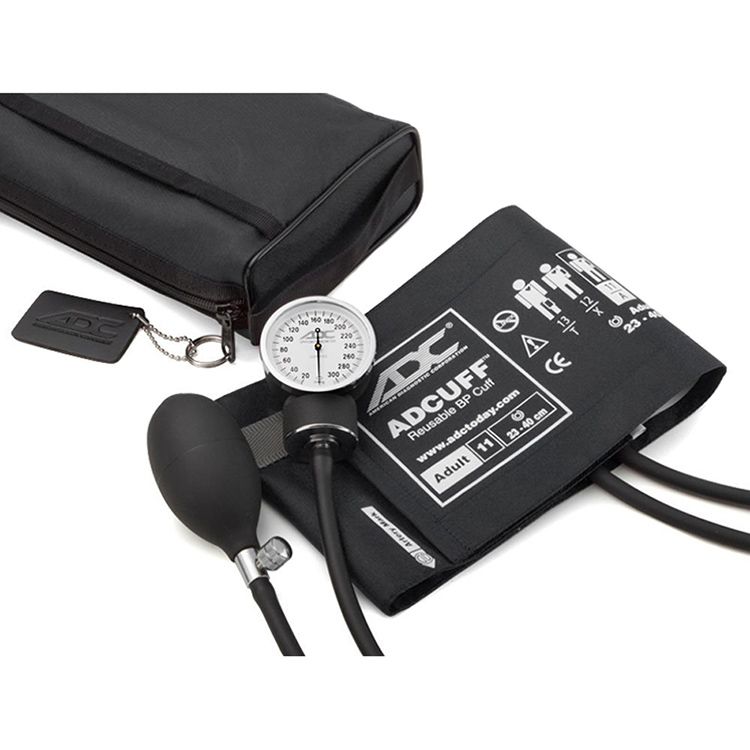 ADC Prosphyg 768 Pocket Aneroid Sphygmomanometer - Adult  Black
