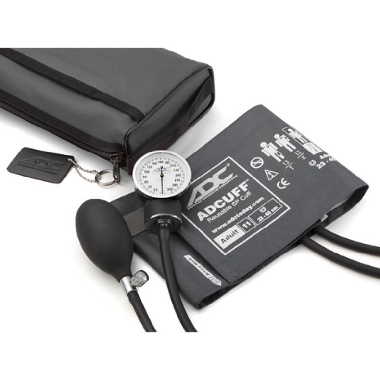 ADC Prosphyg 768 Pocket Aneroid Sphygmomanometer - Adult  Gray