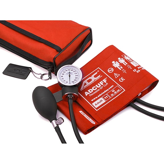 ADC Prosphyg 768 Pocket Aneroid Sphygmomanometer - Adult  Orange