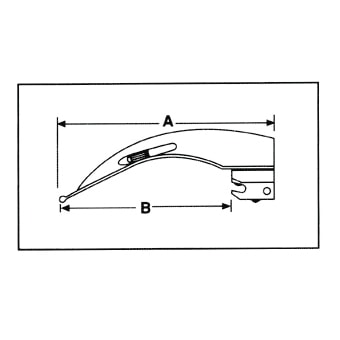 ADC Satin Fiber Optic Macintosh Blade 