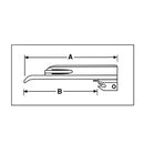 ADC Satin Fiber Optic Miller Blade 