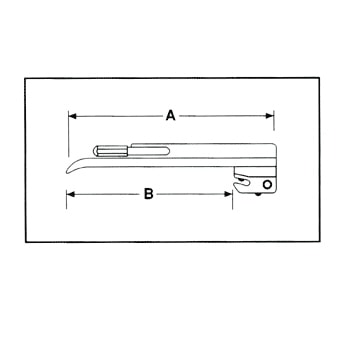 ADC Satin Miller Blade 