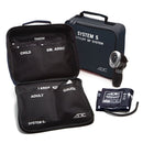 ADC System 5 Portable 5 Cuff Sphygmomanometer Multicuff Kit - Navy Cuffs