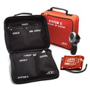 ADC System 5 Portable 5 Cuff Sphygmomanometer Multicuff Kit  Orange Cuffs
