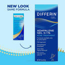 Differin 0.1% Adapalene Gel Acne Treatment, 45-gram Pump Bottle