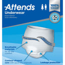 Attends Extra Absorbency Underwear, X-Large (Case of 56)