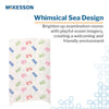 Table Paper McKesson 18 Inch Width 125 Foot Length Print (Sea Friends) Crepe (Case of 12 Rolls)