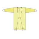 Welmed Protective Procedure Gown Large Yellow NonSterile Not Rated Disposable (100/CS) 