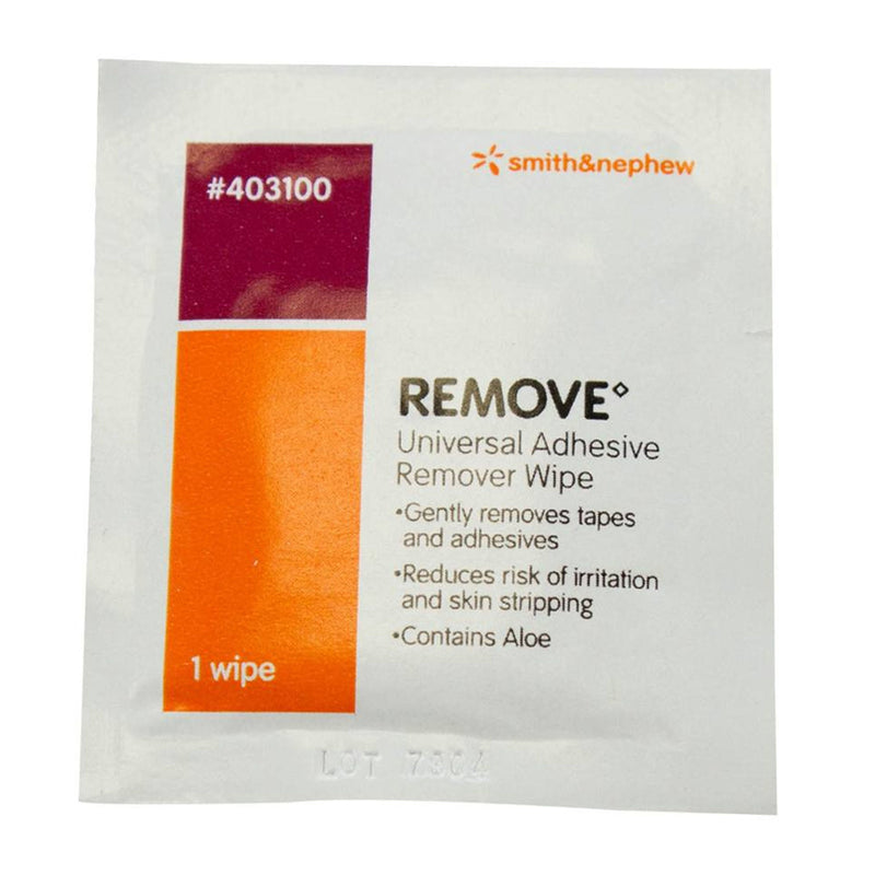 Remove Adhesive Remover, 2.5 x 2.5 Inch Wipe (Case of 1000)