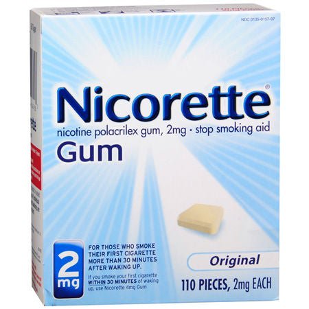 Nicorette Stop Smoking Aid Gum 2 mg Original (Each)