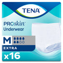 Essity HMS North America Inc Tena ProSkin Extra Absorbent Underwear, Medium (64/CS) 