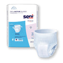Seni Active Super Moderate to Heavy Absorbent Underwear, Medium (Case of 80)