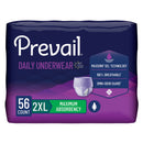 First Quality Products LLC Prevail for Women Daily Absorbent Underwear, 2X-Large (56/CS) 
