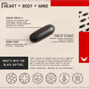 High Level Science LLC High Level Science Heart + Body + Mind Supplement, Omega-3, CoQ10 & Vitamin E (24/CS) 