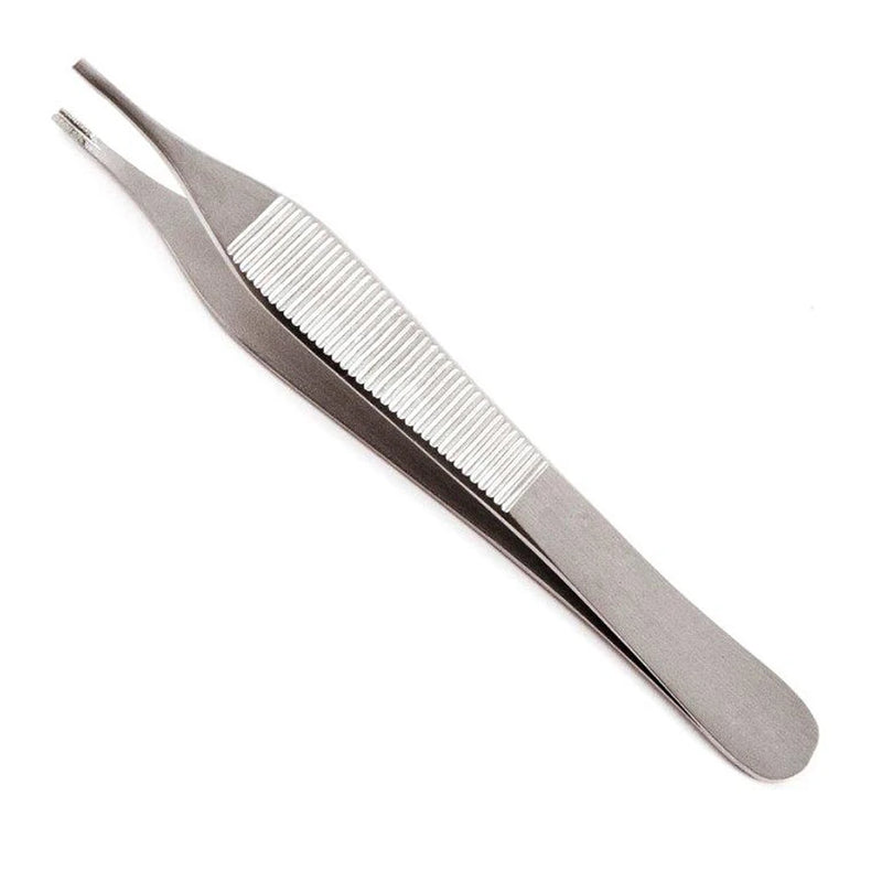 Sklar Adson-Brown Tissue Forceps - 4-3/4", Straight, Side-Grasping 7x7 Teeth - 47-1447