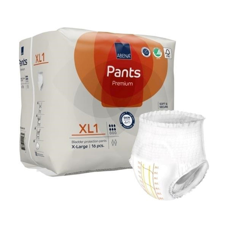 Abena Premium Pants XL1 Incontinence Brief, X-Large (Case of 96)