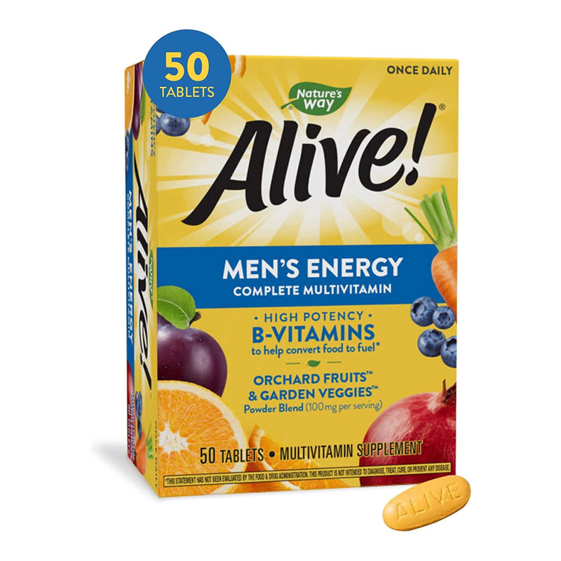 Nature's Way Brands LLC Nature's Way Alive! Men's Energy Complete Multi-Vitamin Tablets (50/BX) 
