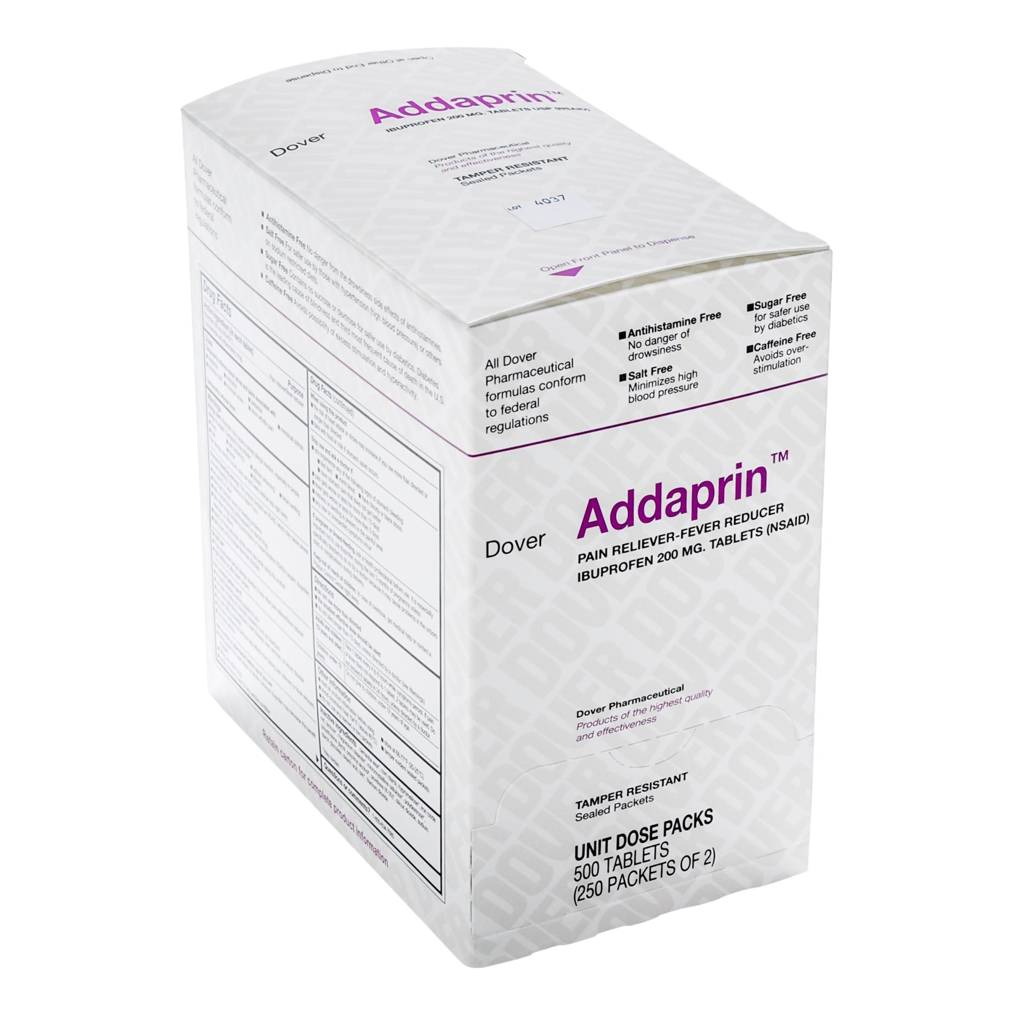 Medique Products Addaprin Ibuprofen Pain Relief (250/BX) 