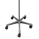 McKesson Brand IV Stand Floor Stand 2 Hooks 5 Legs with Casters 