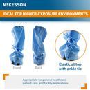 Boot Cover McKesson One Size Fits Most Knee High Foam Traction Strip Sole Blue NonSterile (Case of 120)