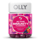Olly Active Immunity + Elderberry Gummies Berry Brave (Bottle of 45)