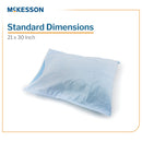 McKesson Brand McKesson Blue Tissue/Poly Disposable Pillowcase, 21 x 30 Inch (100/CS) 