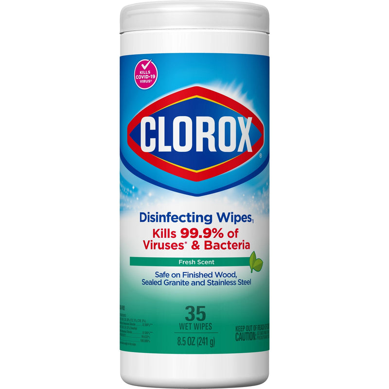 The Clorox Company Clorox Disinfecting Wipes, Fresh Scent, 35 ct. (12/CS) 