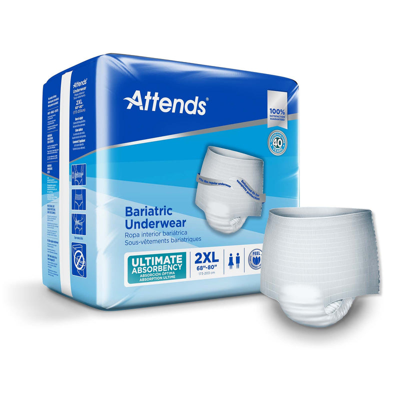 Attends Healthcare Products Attends Bariatric Protective Underwear, 2X-Large (48/CS) 
