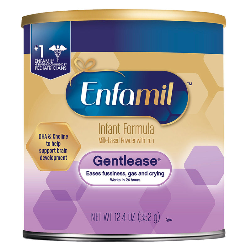 Enfamil Gentlease Powder Infant Formula, 12.4-ounce can (Case of 6)
