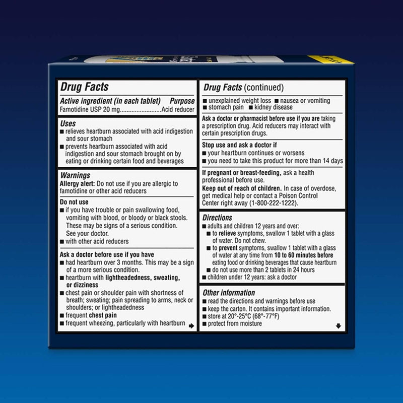 Sanofi Zantac Ranitidine HCl 20 mg Tablet 25 Tablets 