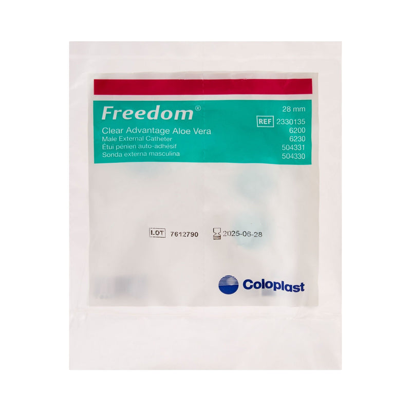 Freedom Clear Advantage Male External Catheter, Self-Adhesive, Medium, 28mm (100/CS) 