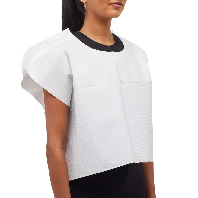 McKesson Exam Cape, White, 21 x 30 Inch (Case of 100)