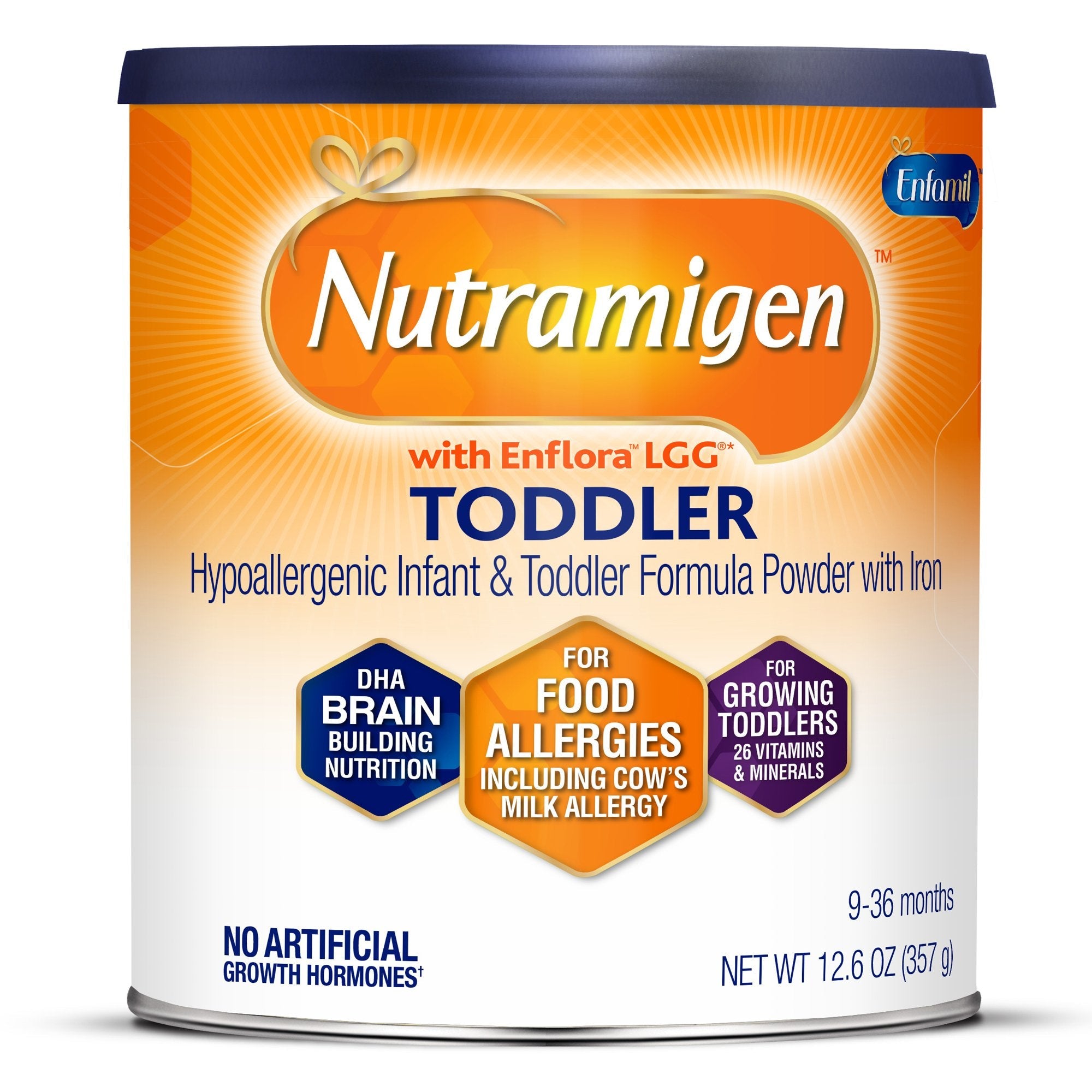 Mead Johnson Enfamil Nutramigen with Enflora LGG Toddler Formula, 12.6-ounce can (6/CS) 