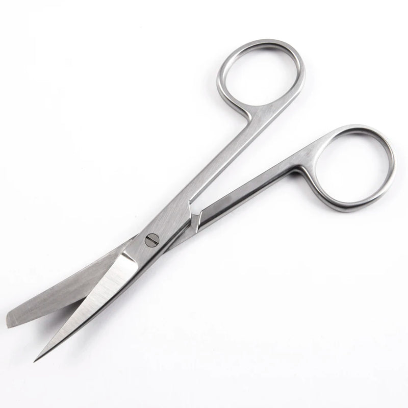 Econo Sterile Operating Scissors - 5-1/2", Curved, Sharp/Blunt, Disposable, CS 25 - 96-2526