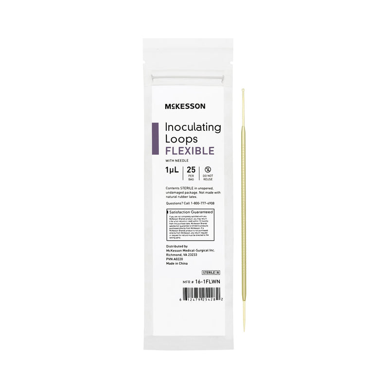 McKesson Brand McKesson Inoculating Loop with Needle, 1 µL, 20-Centimeter Length (1000/CS)