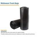 McKesson Super Heavy Duty Trash Bag, Black, 56-gallon Capacity (Case of 100)