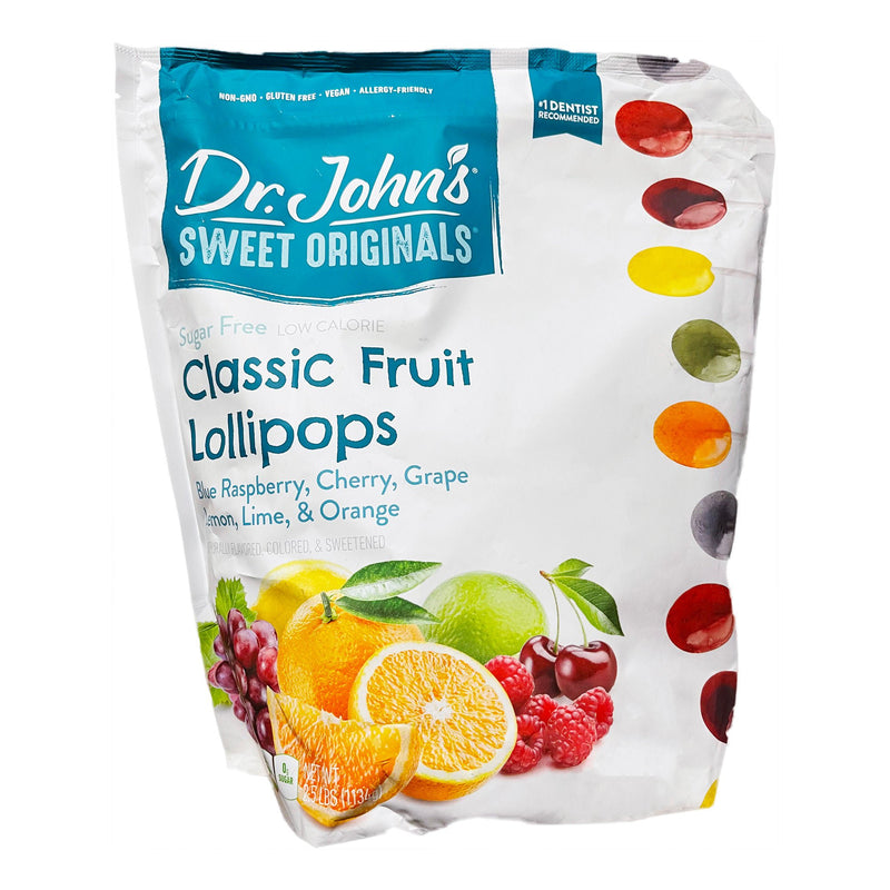 Dr. John's Candies Sugar-Free Lollipop (Bag of 132)