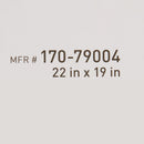 McKesson Brand McKesson Foam Back Support Cushion, 22 x 19 Inch (4/CS) 