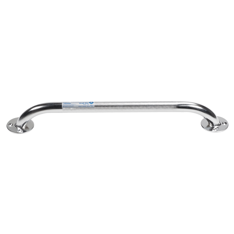 Chrome Knurled Grab Bar 18inch