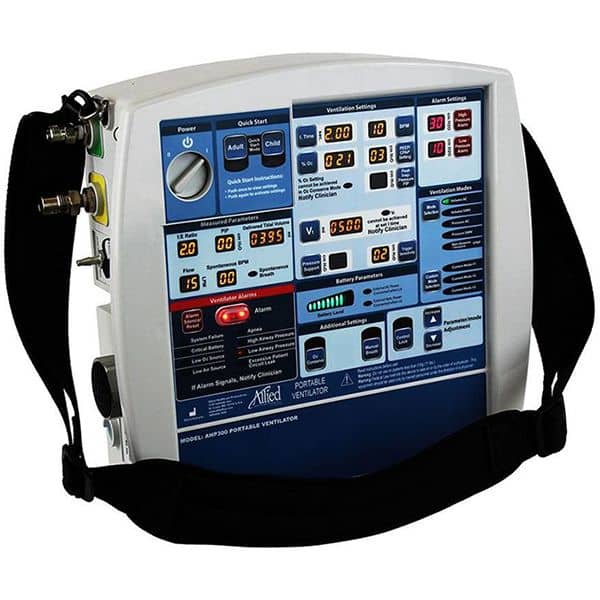 Allied Healthcare AHP300 Transport Ventilator  White