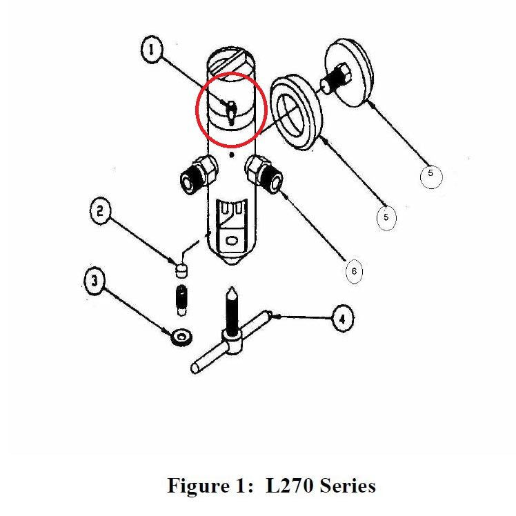 Allied Healthcare Oxygen Regulator Barbed Fitting - L270001