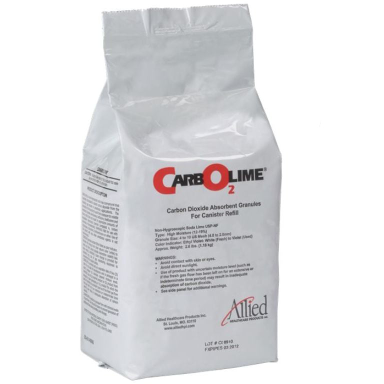 Allied Healthcare Carbolime Carbon Dioxide Absorbent  Bag Refill (1.5 liter) (12/Case)