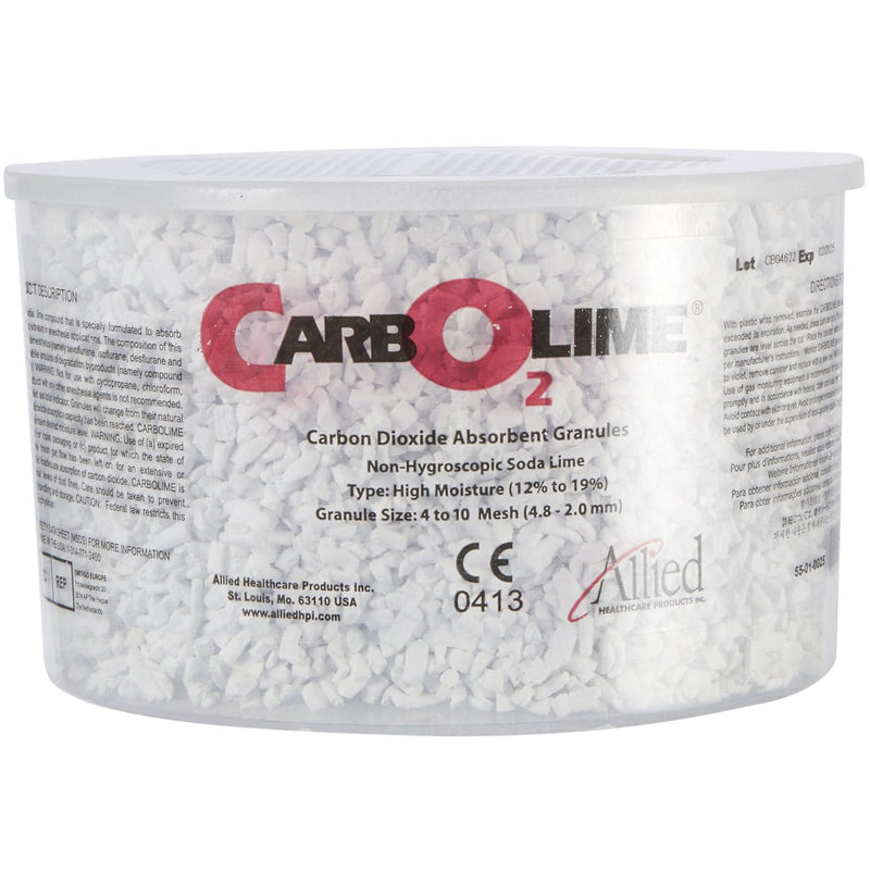 Allied Healthcare Carbolime Carbon Dioxide Absorbent  Cylindrical Canister (1 kg) (12/Case)